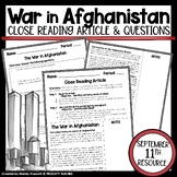 The War in Afghanistan Close Reading Article & Question Se