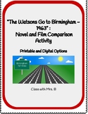 The Watsons Go to Birmingham - Movie Comparison Activity