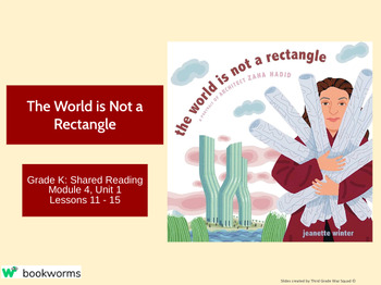 Preview of "The World is Not a Rectangle" Google Slides- Bookworms Supplement