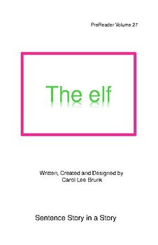 Preview of 'The elf' Volume 27 PreReader Book