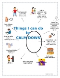 "Things I can do to Calm down"