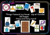 'Things I have at my house' clip art bundle - 68 images!