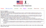 "This American Author" Podcast!