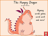 "This Hungry Dragon" rhyming words games and vocabulary ac