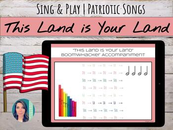 Preview of "This Land is Your Land" Song, Lyrics, Chord & Boomwhacker Accompaniment Lesson