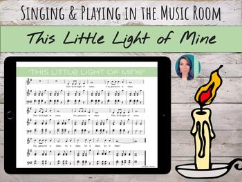 Preview of "This Little Light of Mine" Voice & Xylophone / Orff Arrangement & Boomwhackers