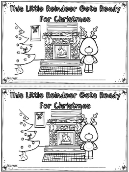 Preview of "This Little Reindeer" Emergent Reader (A Christmas/December Dollar Deal)