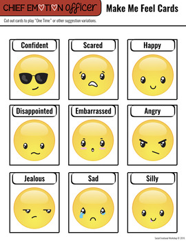 Knowing Feelings Game with Feelings Flashcards by Social Emotional Workshop