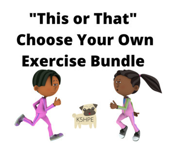 Preview of "This or That" Choose Your Own Exercise Bundle