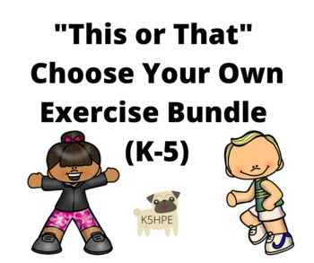 Preview of "This or That" Choose Your Own Exercise Bundle (K-5)