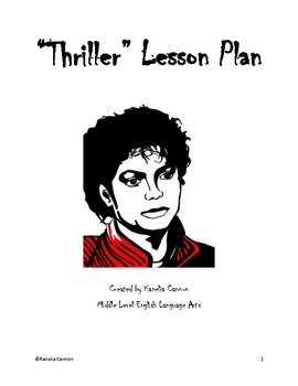 Preview of "Thriller": Citing Textual Evidence, Conflict, Theme and Video Analysis