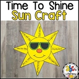 "Time To Shine" Sun Writing Craft & Paper Prompts - Growth