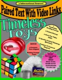 Paired Text  "Timeless Toys"  Close Reading  SBAC  Test Prep