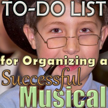 Preview of *To-Do List for Organizing a Musical - Christmas and all musicals - Elem. Music