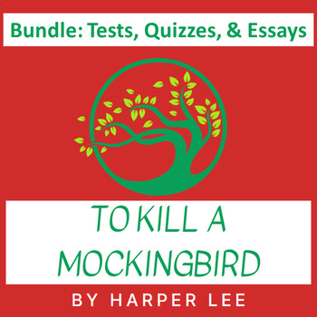 Preview of "To Kill A Mockingbird" Bundle: 5 Tests, 9 Quizzes, & 12 Essay Prompts