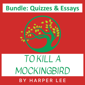Preview of "To Kill A Mockingbird" Bundle: 9 Reading Quizzes & 12 Essay Prompts