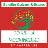 "To Kill A Mockingbird" Bundle: 9 Reading Quizzes & 12 Ess