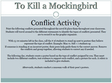 "To Kill a Mockingbird" Conflict Activity