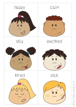 'Today I Feel...' check in board and Emotion flashcards/visuals | TPT