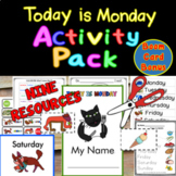 "Today is Monday"  NINE resource pack plus BOOM CARD BONUS