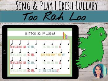 Preview of "Too Rah Loo" Irish Lullaby Song for Orff & Boomwhackers