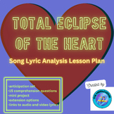 "Total Eclipse of the Heart" Song Analysis