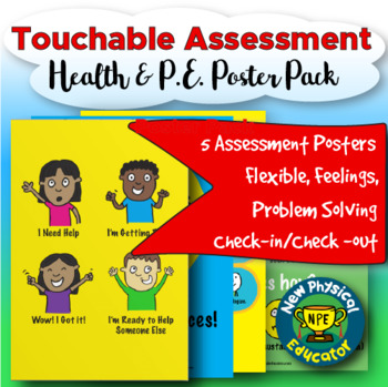 Preview of "Touchable" Assessment Poster Pack For Physical Education and Health