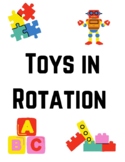 "Toys in Rotation" Sign/Printable