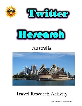 Preview of Australia - Research Guide - Distance Learning