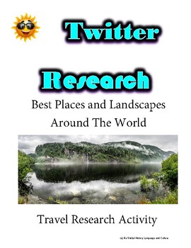 Preview of Best Places and Landscapes in the World - Research Guide - Distance Learning