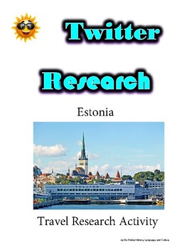 Preview of Estonia Travel - Research Guide - Distance Learning