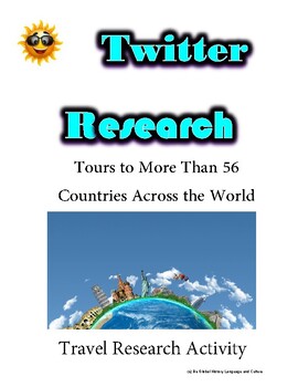 Preview of Tours to over 56 Countries Across the World - Research Guide - Distance Learning