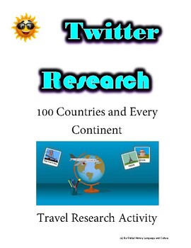 Preview of 100 Countries and Every Continent - Research Guide - Distance Learning
