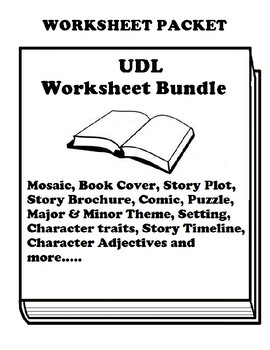 Preview of “Treasury of Greek Mythology” UDL Worksheet Packet (23 Assignments)