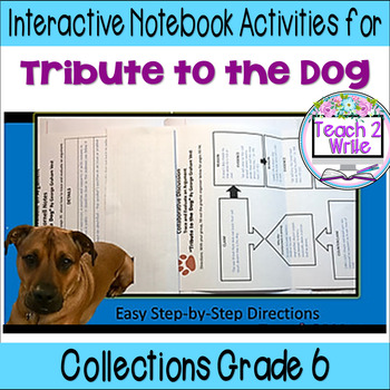 Preview of "Tribute to the Dog" Printable Interactive Notebook Activities Collections Gr. 6