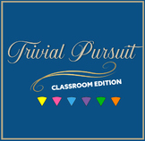 "Trivial Pursuit" inspired review game template