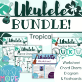 {Tropical} Ukulele Bundle! (with Ukulele Diagram, Chord Ch