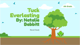 "Tuck Everlasting" Novel Study (Google Slides, Slide Deck,