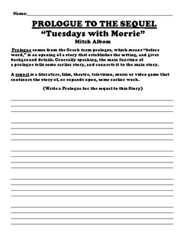 Background - Tuesdays with Morrie