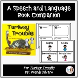 "Turkey Trouble" Thanksgiving Speech Therapy Book Companion