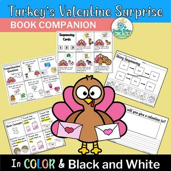 Preview of "Turkey's Valentine Surprise" Book Companion