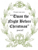 'Twas the Night Before Christmas Poem Rhyming Activity