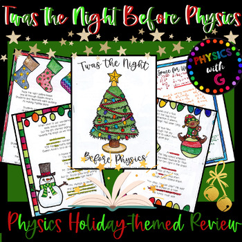 Preview of 'Twas the Night Before Physics - Holiday Themed Physics Review
