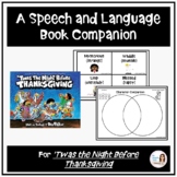 "Twas the Night Before Thanksgiving" A Speech Therapy Book