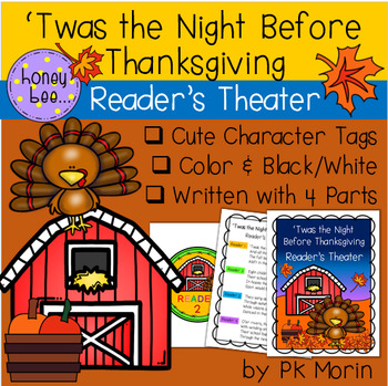 Preview of 'Twas the Night Before Thanksgiving -- Reader's Theater