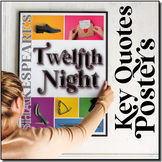 {Twelfth Night} Key Quotes POSTERS