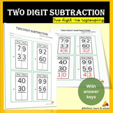  Two Digit Subtraction without regrouping | Adaptive Resources 