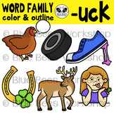 "UCK" Word Family Clip Art