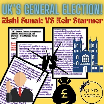 Preview of "UK's General Election: Compare & Contrast Who Makes a Better Leader
