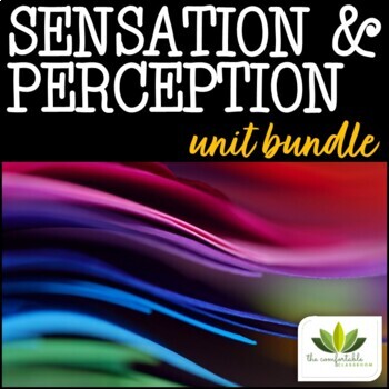 Preview of Sensation & Perception *UNIT BUNDLE*